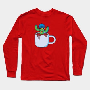 cactus in a cup Long Sleeve T-Shirt